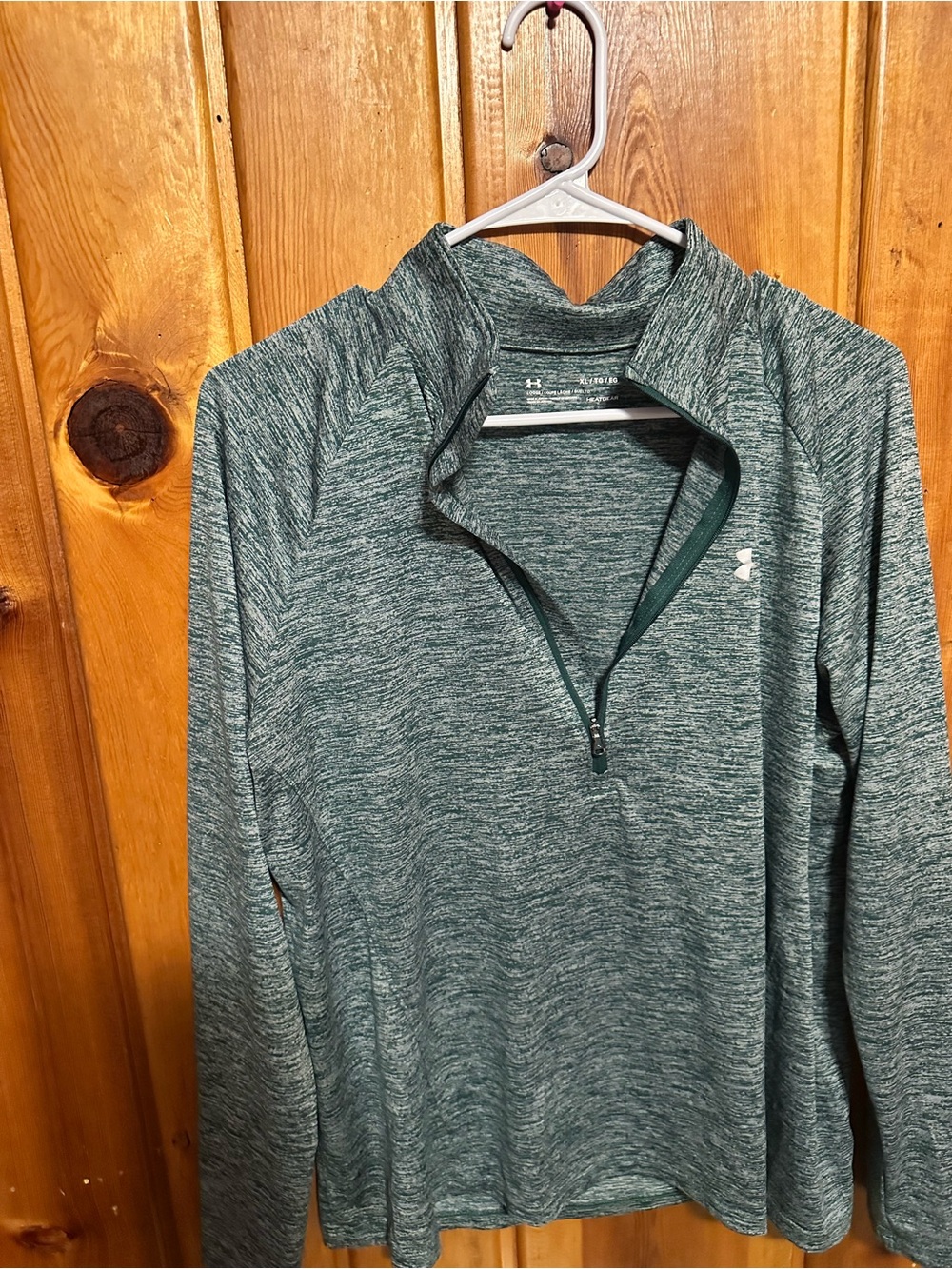 Under Armour Dark Green 1/4 Zip Pullover